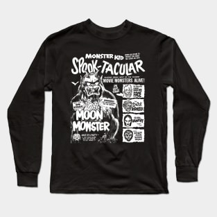 Monster Kid Spook-Tacular (retro spook show design) Long Sleeve T-Shirt